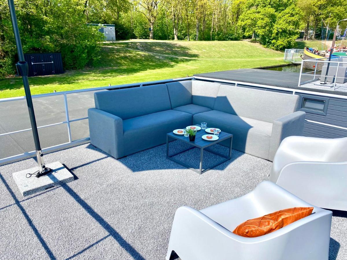 Houseboat Met Dakterras Mookerplas Middelaar Exterior foto